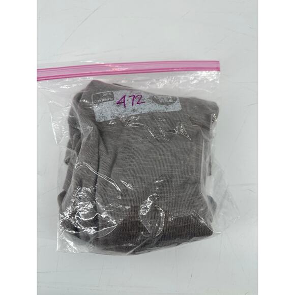 Free People turtleneck size XS taupe split back cowl neck casual oversized - Picture 9 of 9